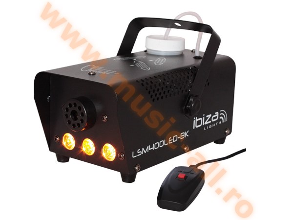 LSM400LED-BK  MASINA FUM CU LED-URI