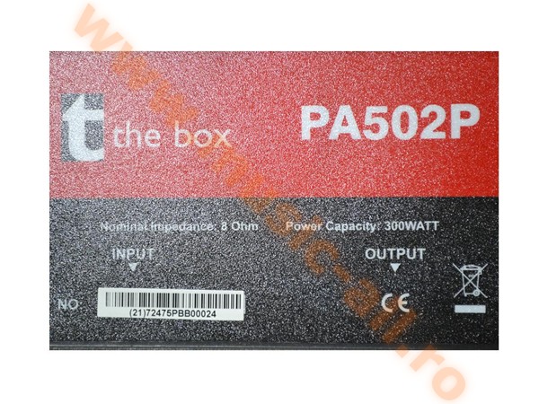 the box PA 502