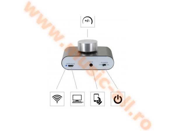 Mini Amplificator Hifi 100 wati, McGrey MAMP-250BT
