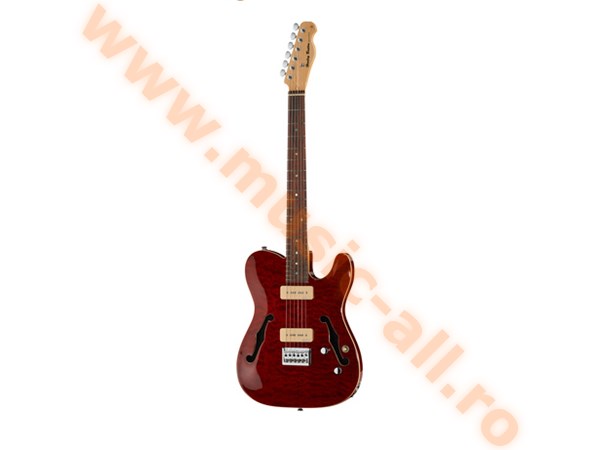 Harley Benton TE-90QM Trans Red