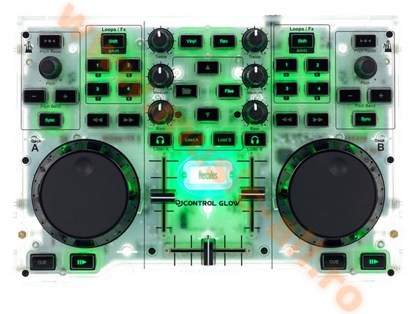 Hercules DJ Control Glow Green