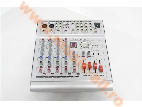 MIK0044  MIXER + AMPLIF PMX 6S 2X210W