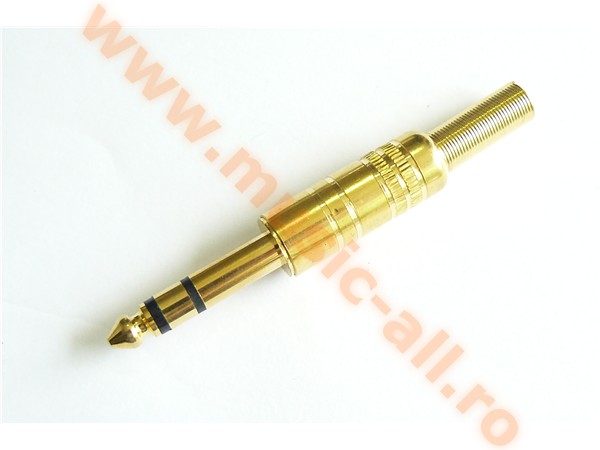 Mufa jack 6.3 metal stereo aurita