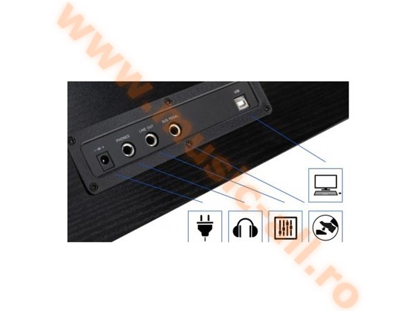 Pian digital FunKey DP-61 III cu scaun si casti