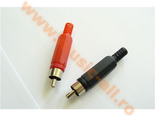 Mufe RCA plastic r/n
