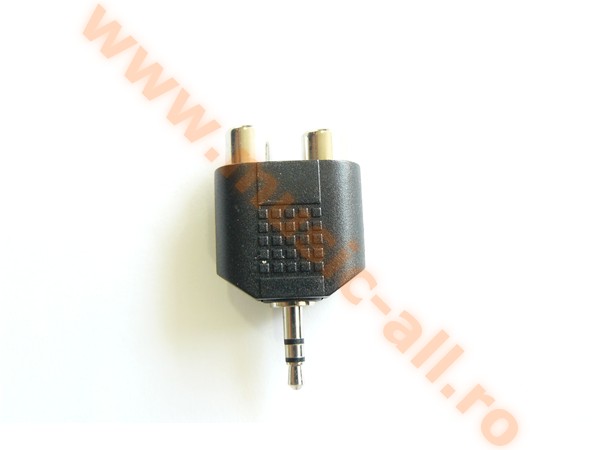 Adaptor jack 3.5-2X RCA mama