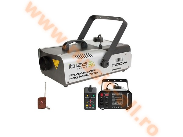 LSM1500PRO MASINA FUM PROFESIONAL 1500W CU TELECOMANDA