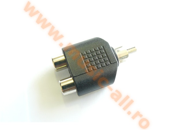 Adaptor rca tata - 2X rca mama