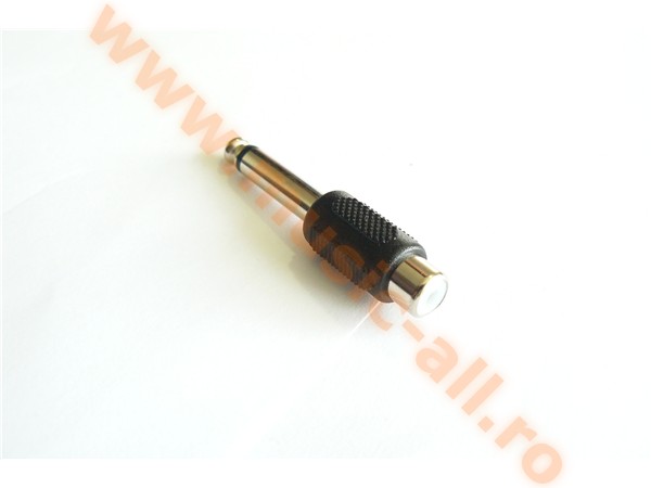 Adaptor jack 6.3 tata - rca mama