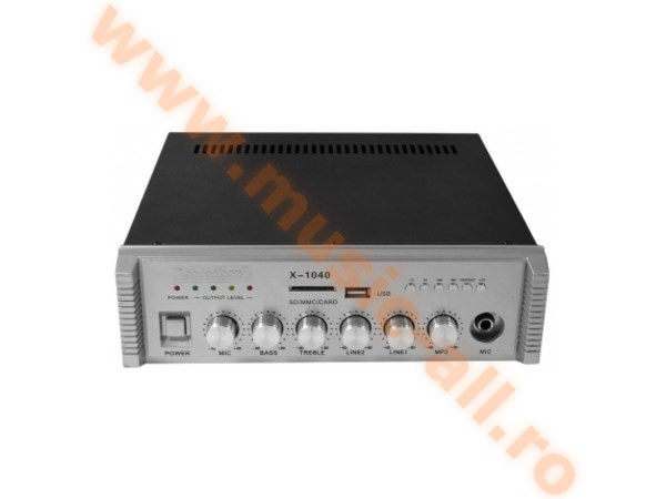 PA-RX1040  AMPLIFICATOR LINIE - 2x40W - 110 V