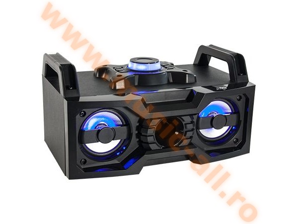 PARTYSOUNDBOX-BOXA PORT. ILUMINATA LED 2X25W CU BT/USB