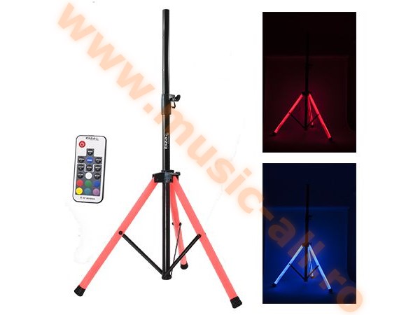 SS03-LED) SUPORT BOXA ILUMINATA LED RGB + TELECOMANDA