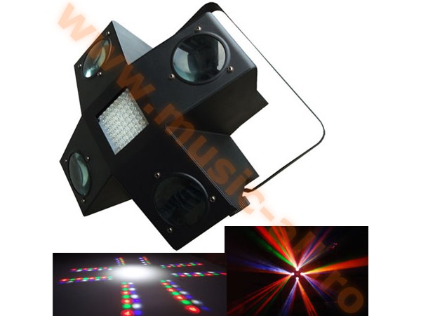 LE4LED-STROBE LED LIGHT 4 EYES DMX CU STROBOSCOP