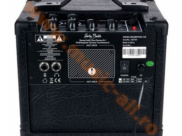 Amplificator combo digital chitara electrica 15W cu efecte si ritmuri HB