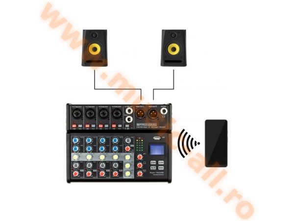 Mixer Pronomic B-603, Bluetooth, Usb
