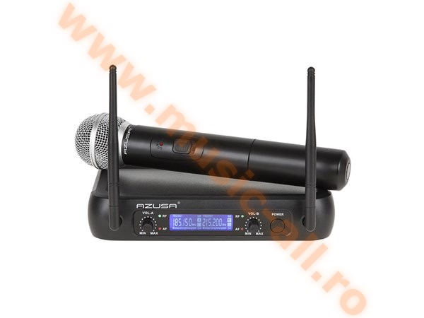 MIK0142 - SET DOUA MICROFOANE (MANA + CLIP) VHF AZUSA