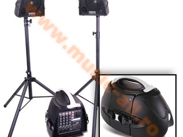 VISA200L  MIXER PORTABIL 140W + BOXE 6.5'