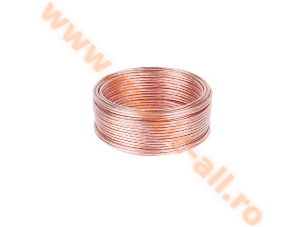 KAB0415-CABLU DIFUZOR CCA 2X1.50MM TRANSPARENT 10M