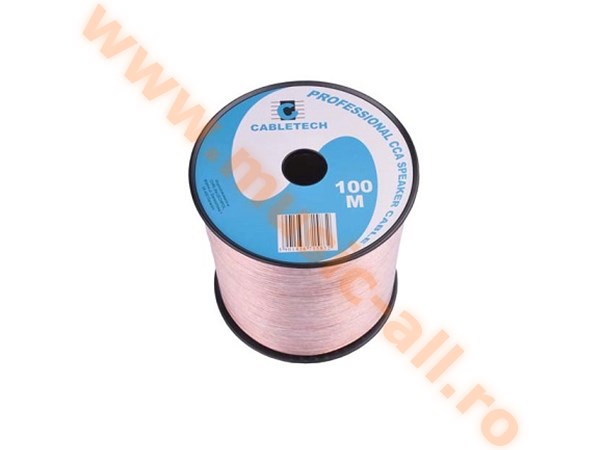 KAB0360-CABLU DIFUZOR CCA 2X2.50MM TRANSPARENT 100M