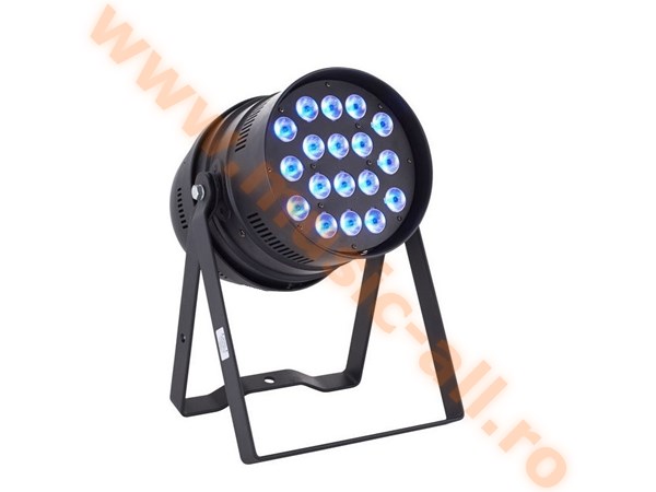 Stairville Led Par 64 18x3W 3in1 RGB Black