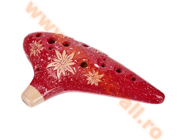 Thomann 12H Ocarina C3 Edelweis red