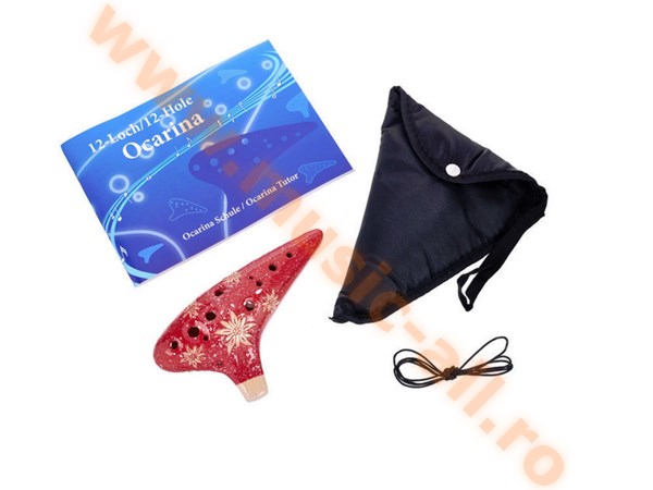 Thomann 12H Ocarina C3 Edelweis red