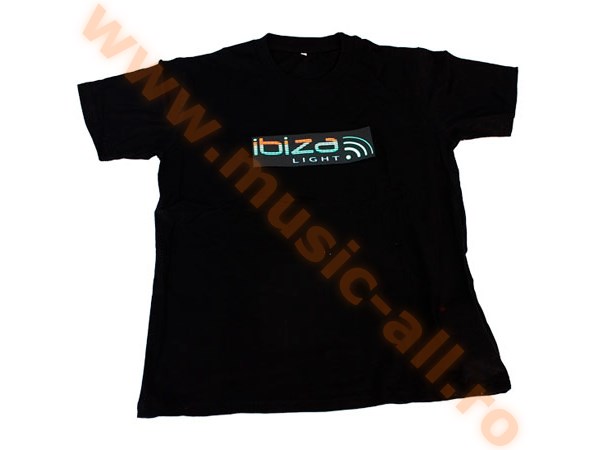 PTS LED-L TRICOU IBIZA SOUND NEGRU CU LED-URI MARIME L