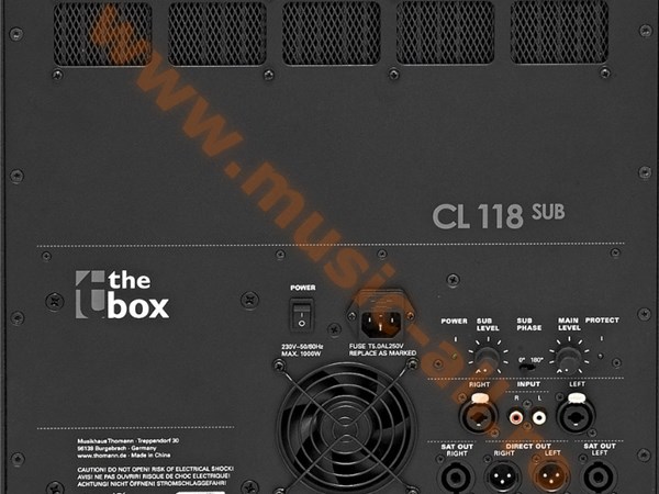 the box CL 118 Sub MK II