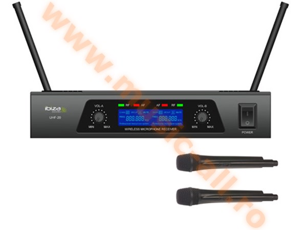 UHF20 - SET 2 MICROFOANE WIRELESS 863.9 & 864.90MHZ