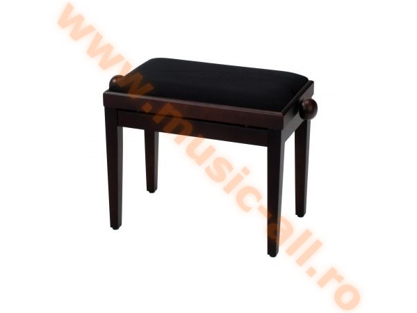 Classic Cantabile Piano Bench Rosewood Mat