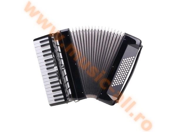 Classic Cantabile 72 Bass Accordion Black