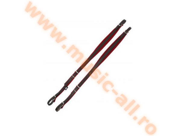 Alpenklang Accordion Straps Standard Red/Brown For 48 Bass Accordions