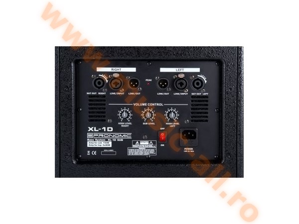 Pronomic XL-1D satellite active system