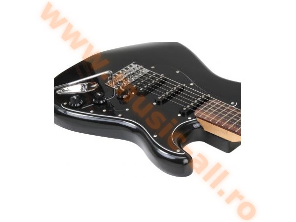 Rocktile Pro ST60-BK Electric Guitar All Black