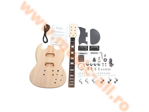 Rocktile Electric Guitar Double-Cut Style Building Kit