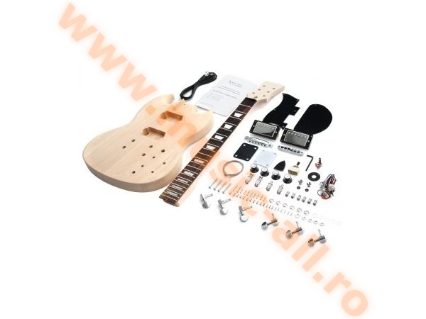 Rocktile Electric Guitar Double-Cut Style Building Kit
