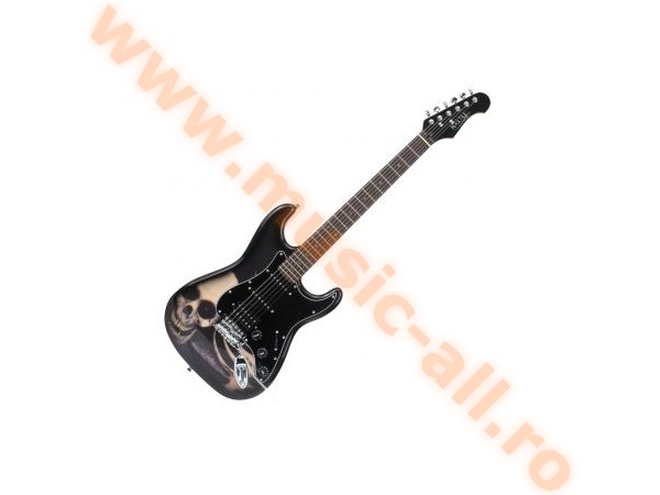 Rocktile Pro ST60-SK Electric Guitar Skull