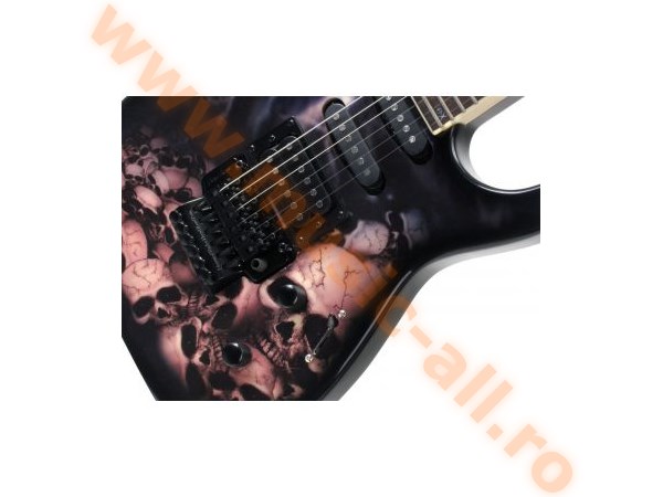 Rocktile Pro JK150F BSK Electric Guitar Skull
