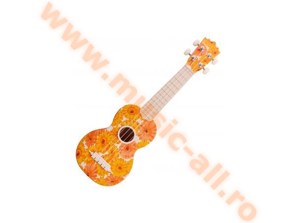 Classic Cantabile Beach Buddy Beachflower Soprano-Ukulele