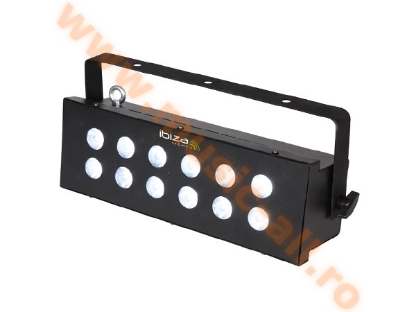 STROBE12.3LED STROBOSCOP UV 12X3W DMX