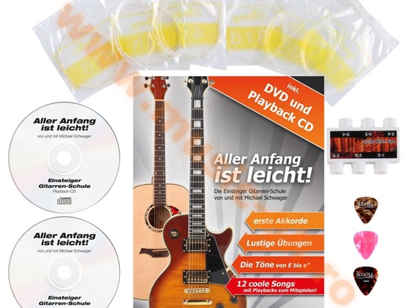 Classic Cantabile 5-piece accessory set for 1/2 Classical Guitar
