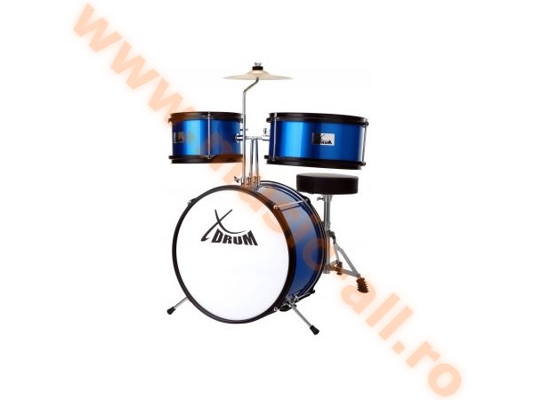 XDrum Junior KIDS Drum Set incl. DVD Blue