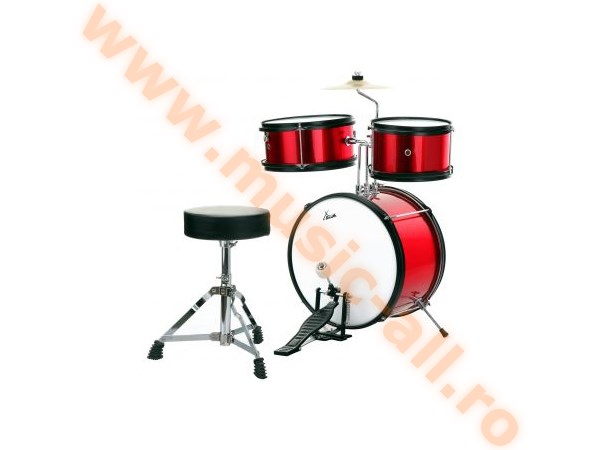 XDrum Junior KID'S Drum Kit incl. DVD red