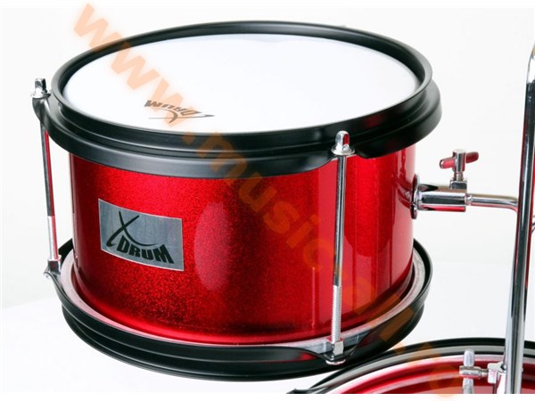 XDrum Junior KID'S Drum Kit incl. DVD red