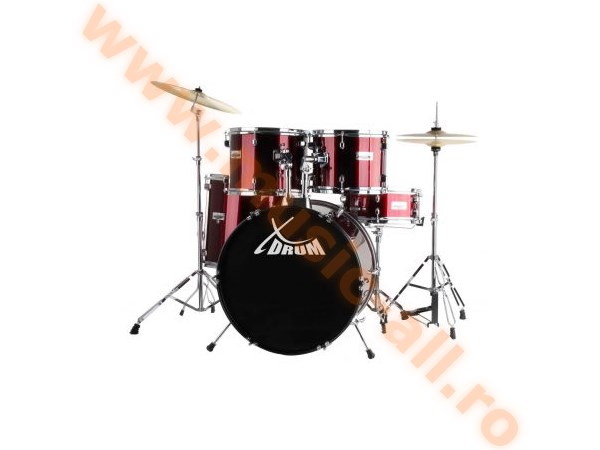 XDrum Semi 22" Standard DrumSet Red