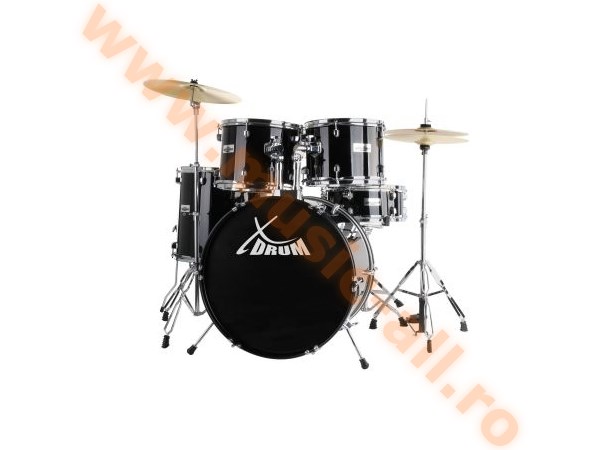 XDrum Semi 22" Standard DrumSet Black
