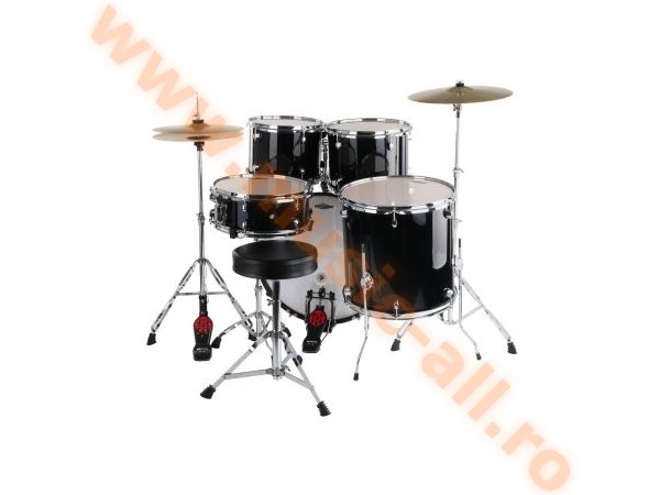 XDrum Semi 22" Standard Drumset Midnight Black SET