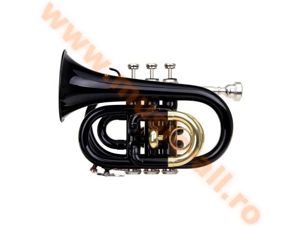 Classic Cantabile Brass TT-400 Bb Pocket Trumpet Black