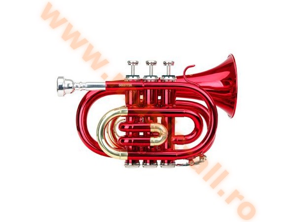 Classic Cantabile Brass TT-400 Bb Pocket Trumpet Red