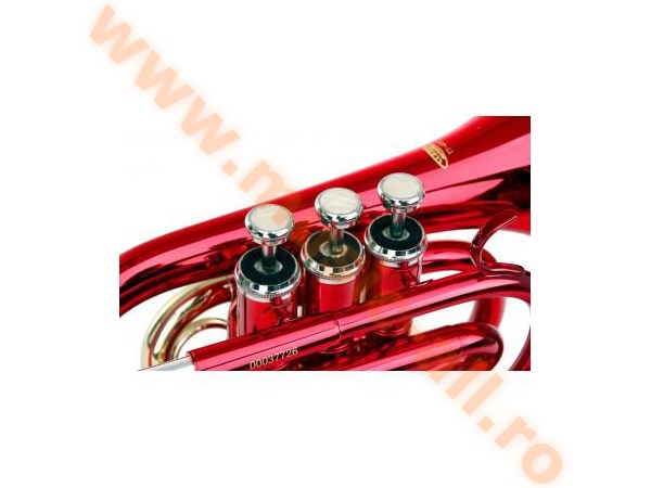 Classic Cantabile Brass TT-400 Bb Pocket Trumpet Red